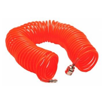 Шланг спиральный 15м с быстросъёмным соединением (70607) СЕРВИС КЛЮЧ