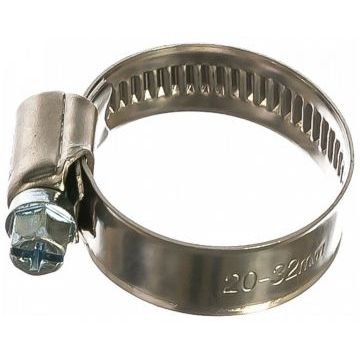 Хомут 32-44 мм червячный  ДУБЛЬ